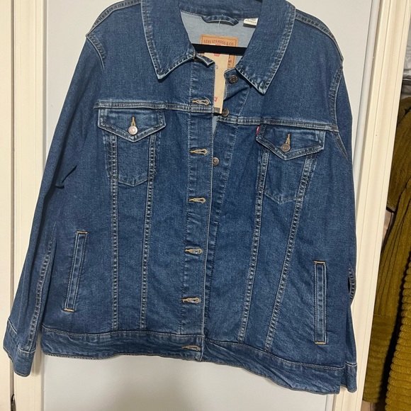 Denim Rhinestone Fringe Jacket - Picture 1 of 3